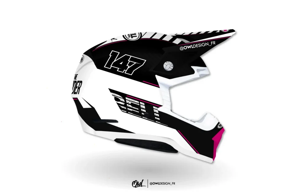 Bell Moto 10 Slick - Kit Déco