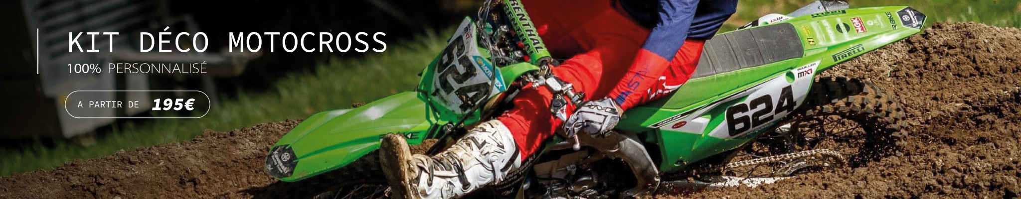 Kit déco motocross 100% perso
