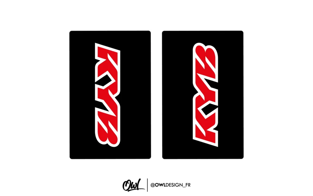 Stickers de Fourche KYB