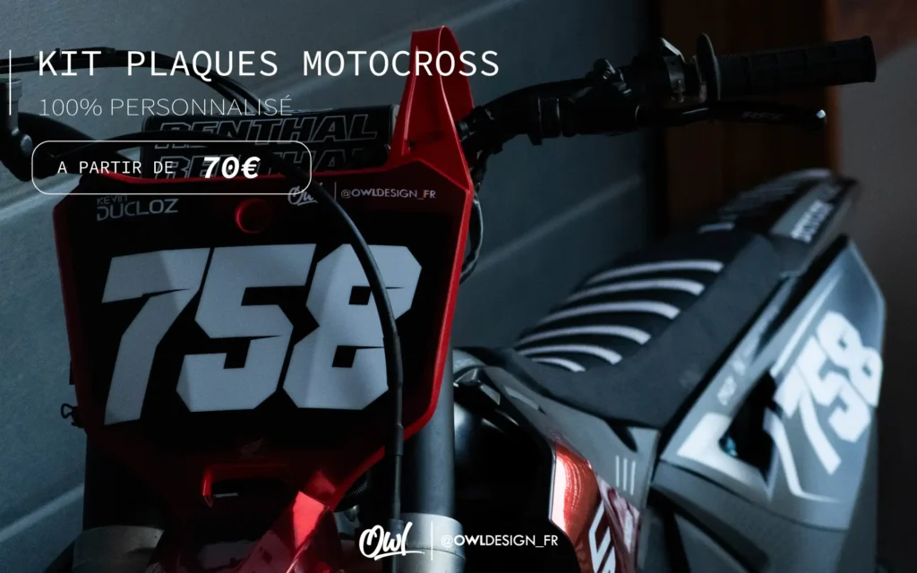 Kit Plaques 100% Perso Motocross