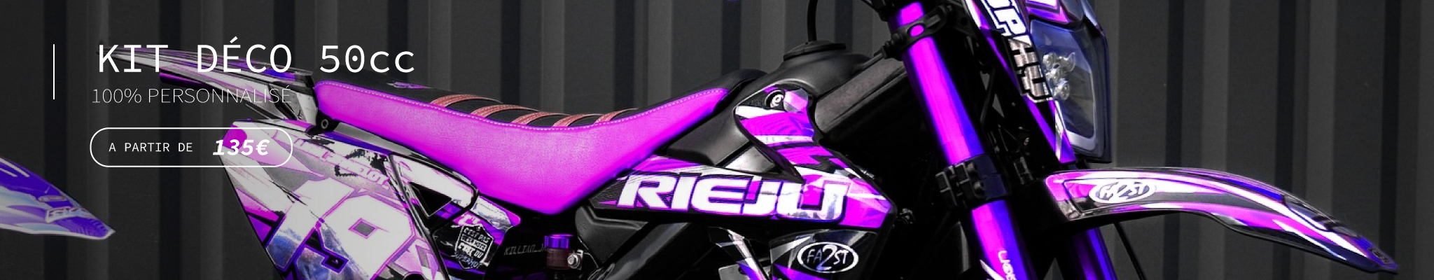 Kit Déco 50cc - kit deco pour 50cc - 100% perso