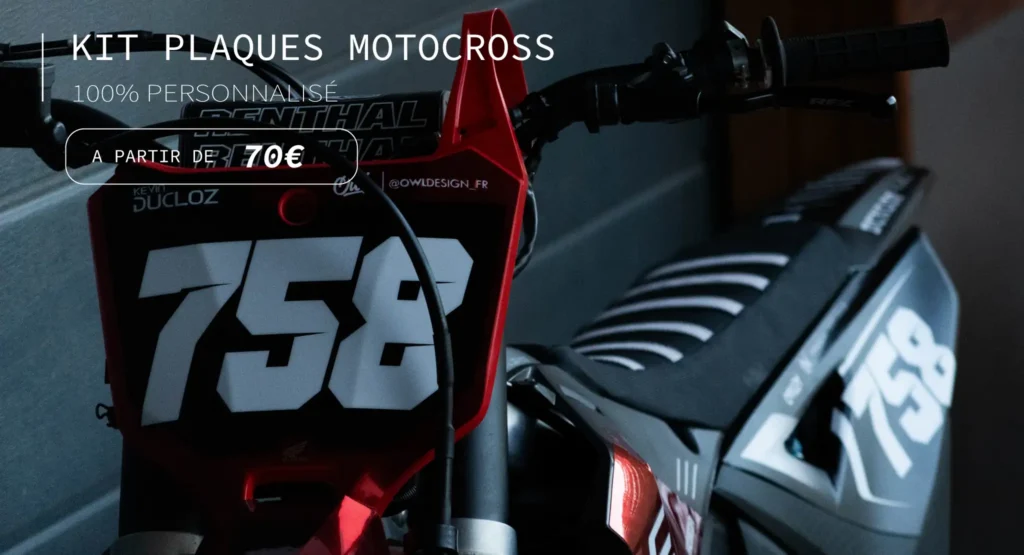 Kit Plaques 100% Perso Motocross