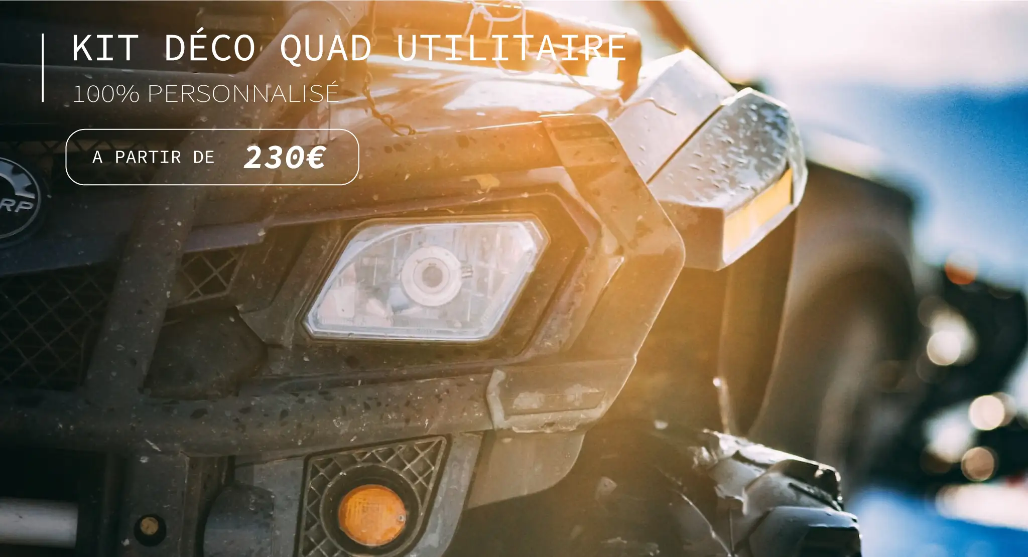 Quad utilitaire 100% Perso