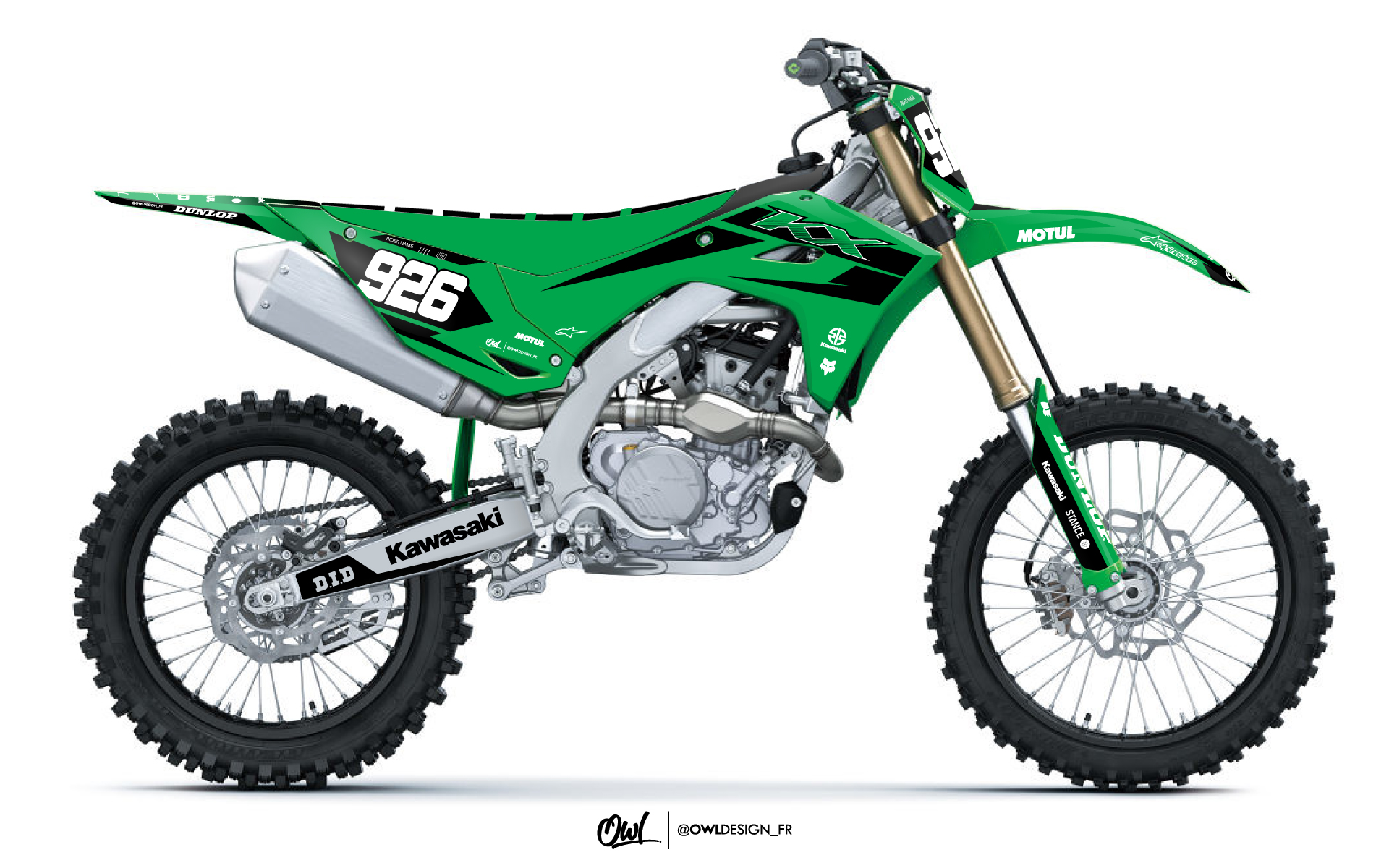 Kit Déco KXF KX Necoh VERT