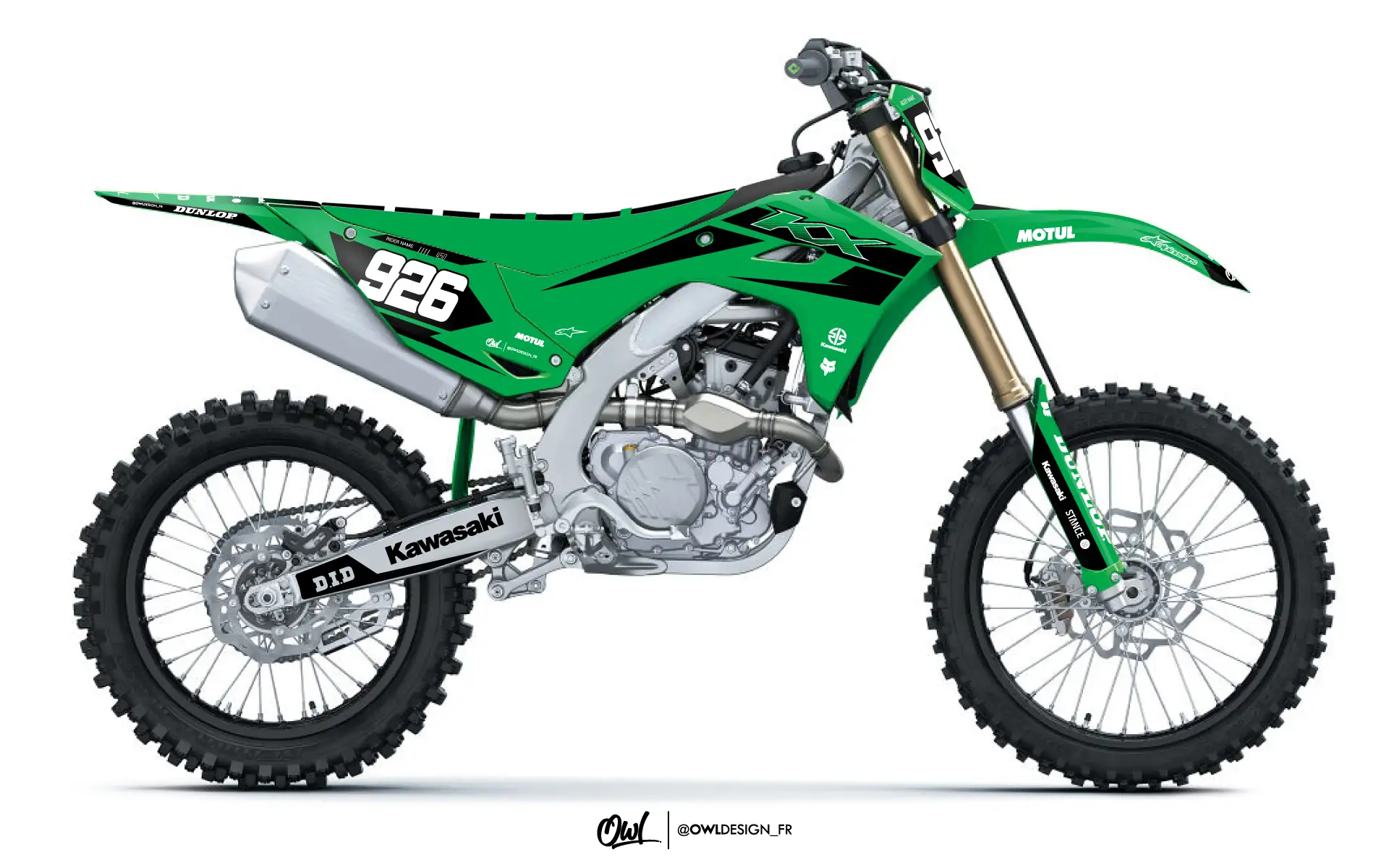 Kit Déco KXF KX Necoh VERT