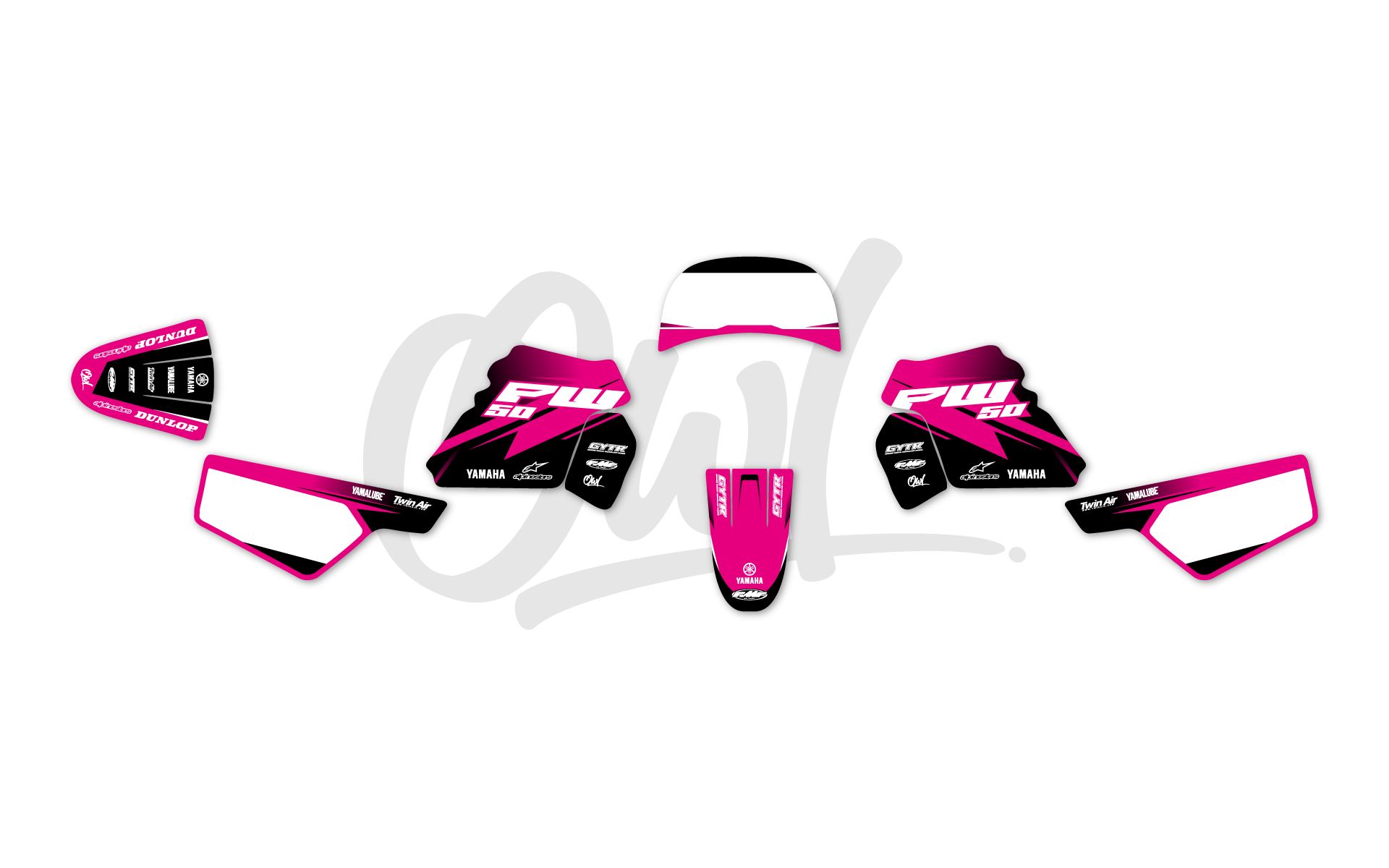 Kit Déco Yamaha PW 50 Proximity Rose