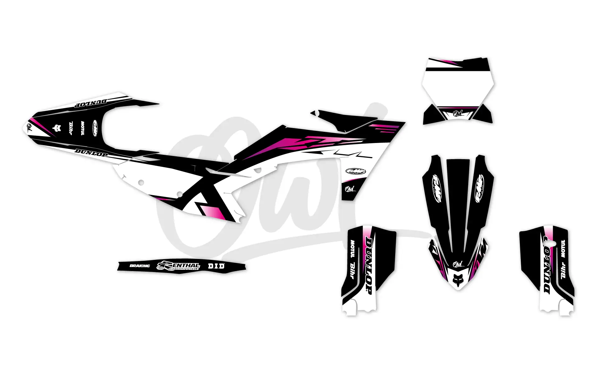 Kit Déco Racer SX / SXF Rose Violet