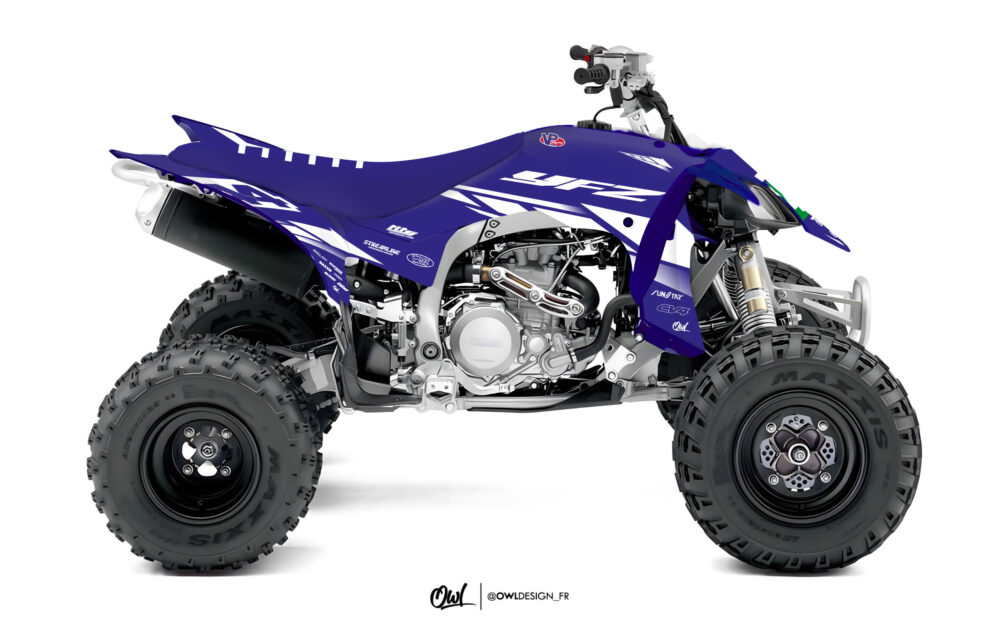 Kit déco YAMAHA 450 YFZR - AMA - Bleu