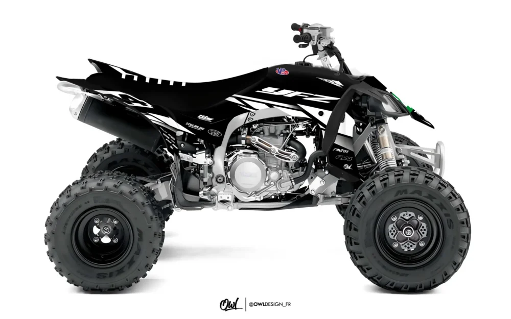Kit déco YAMAHA 450 YFZR - AMA Noir