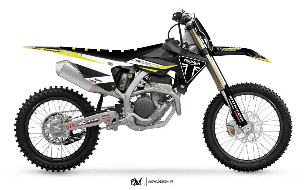 Kit Déco Triumph TFX - VIZION - NOIR