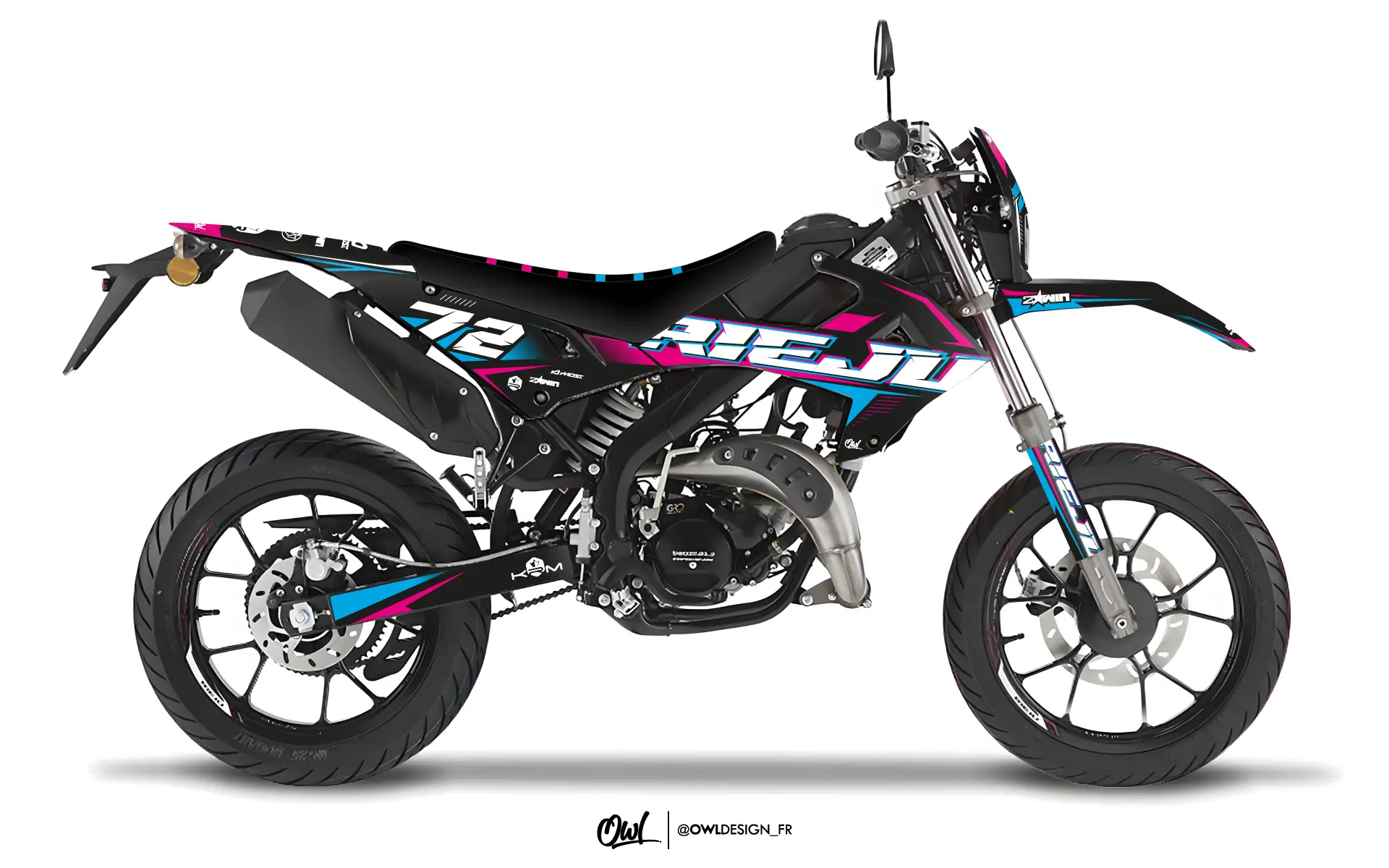 Kit Déco Rieju MRT PRO 50 BERZERKER