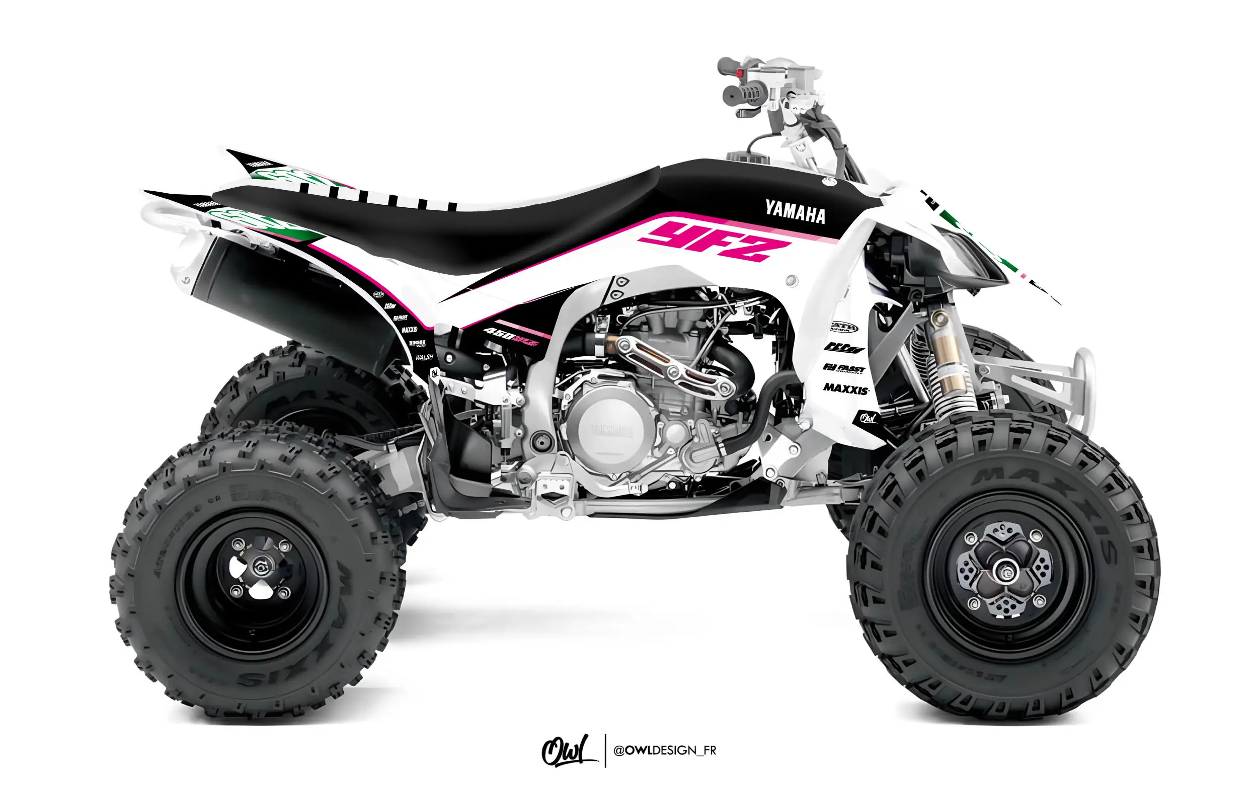 Kit Déco YAMAHA QUAD YFZR - BLAKE ROSE