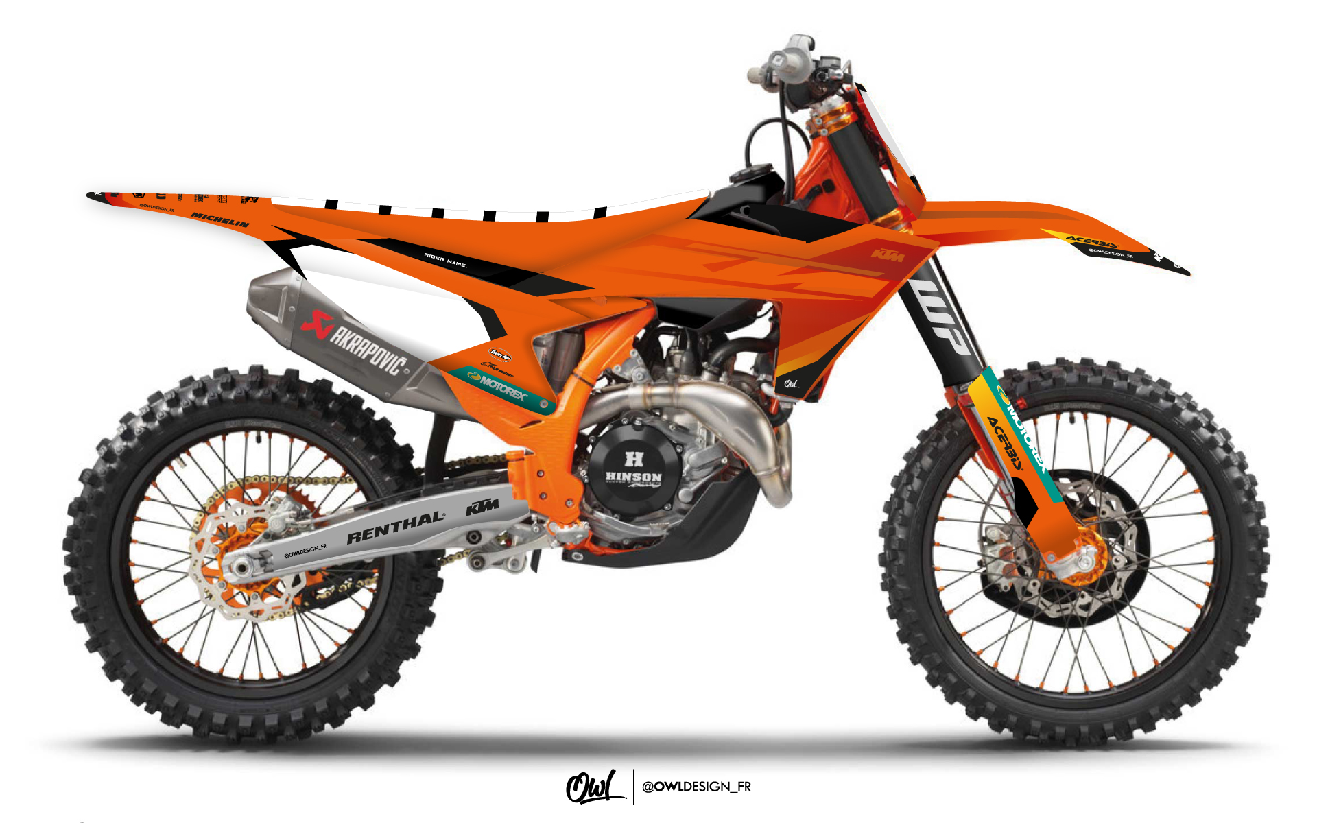 kit déco ktm twenty six rouge