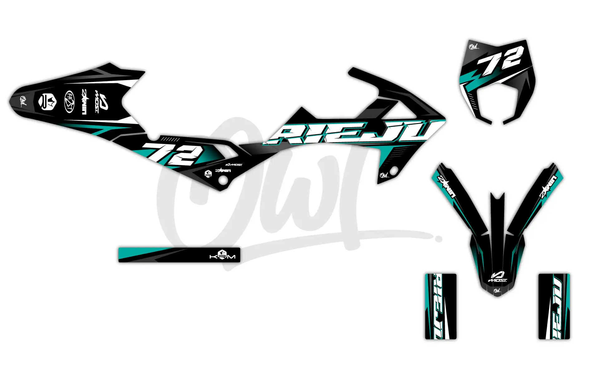 Kit Déco Rieju MRT PRO 50 BERZERKER