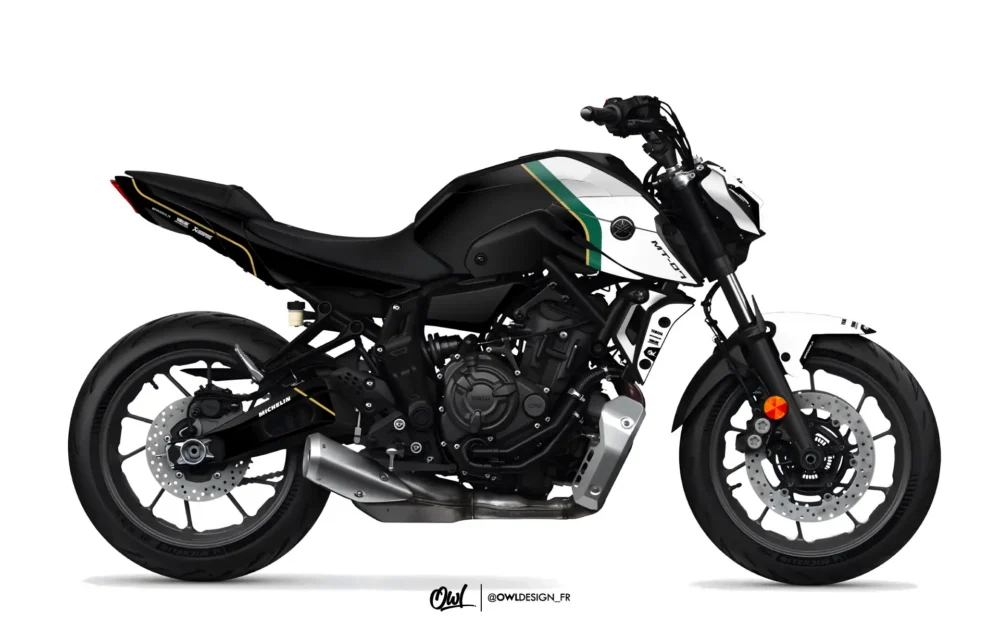 Kit déco MT07 YAMAHA - CLUB Noir