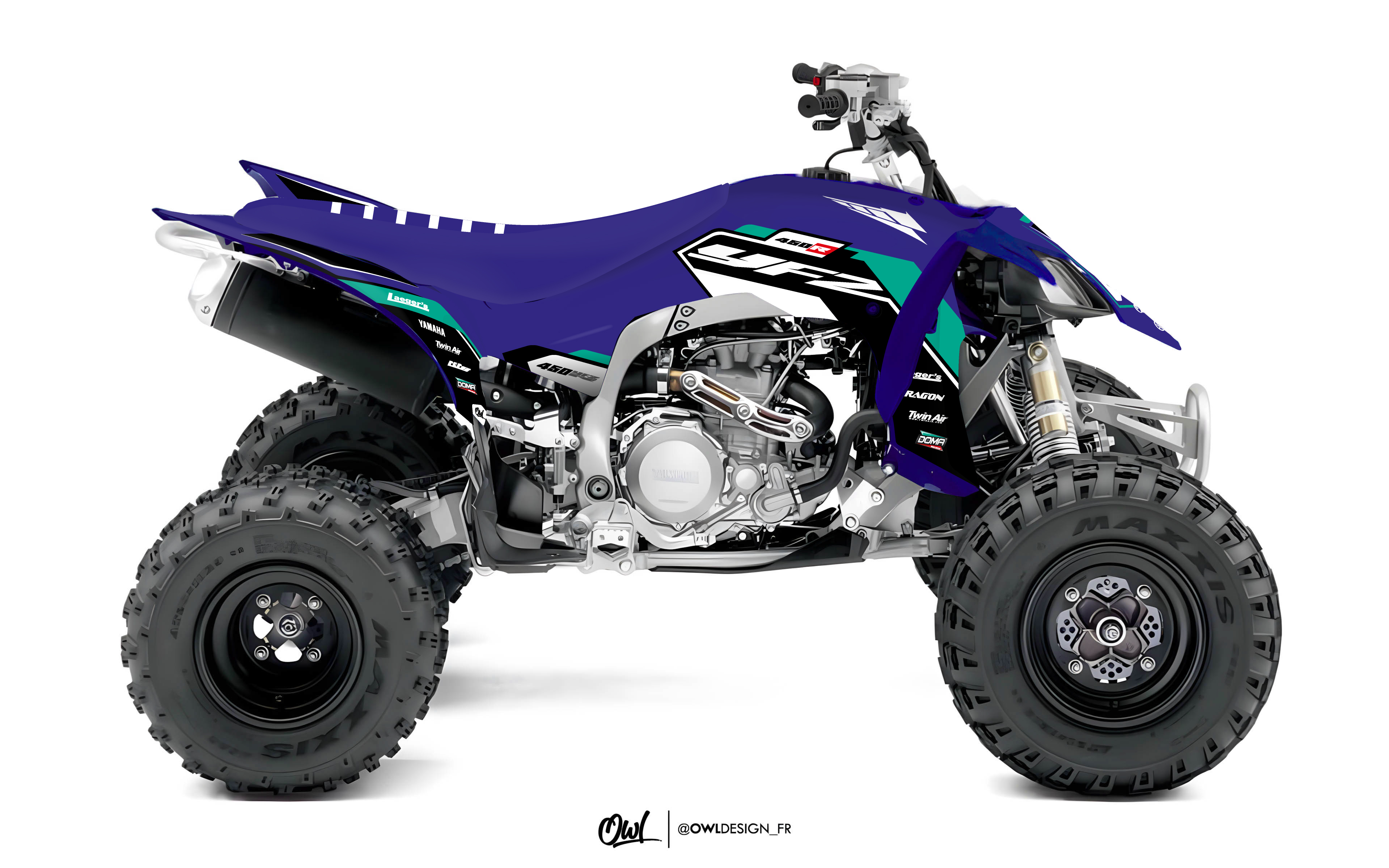 KIT DÉCO DREAM-YAMAHA-YFZ-450-R-2014-BLEU
