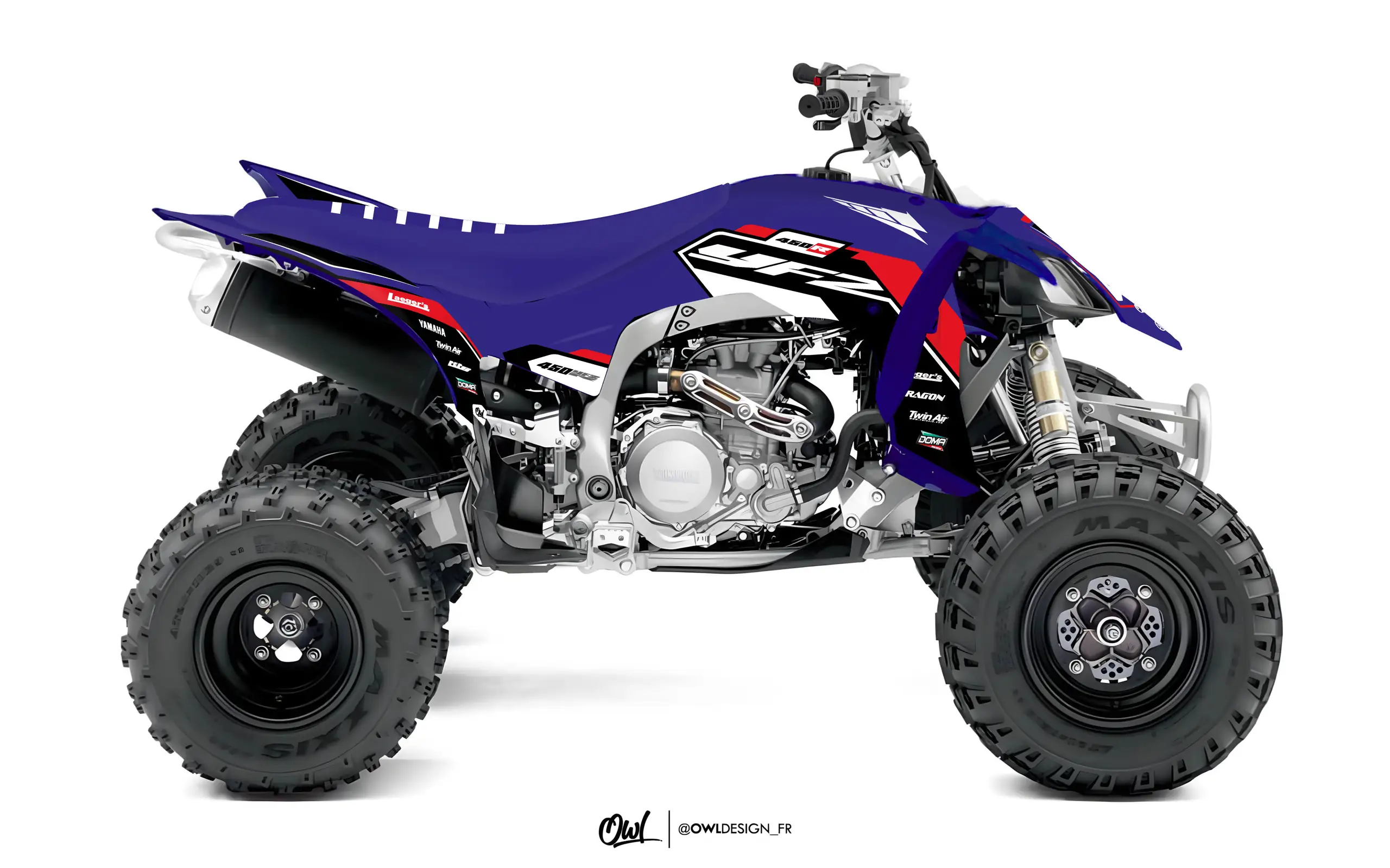 KIT DÉCO DREAM-YAMAHA-YFZ-450-R-2014-ROUGE