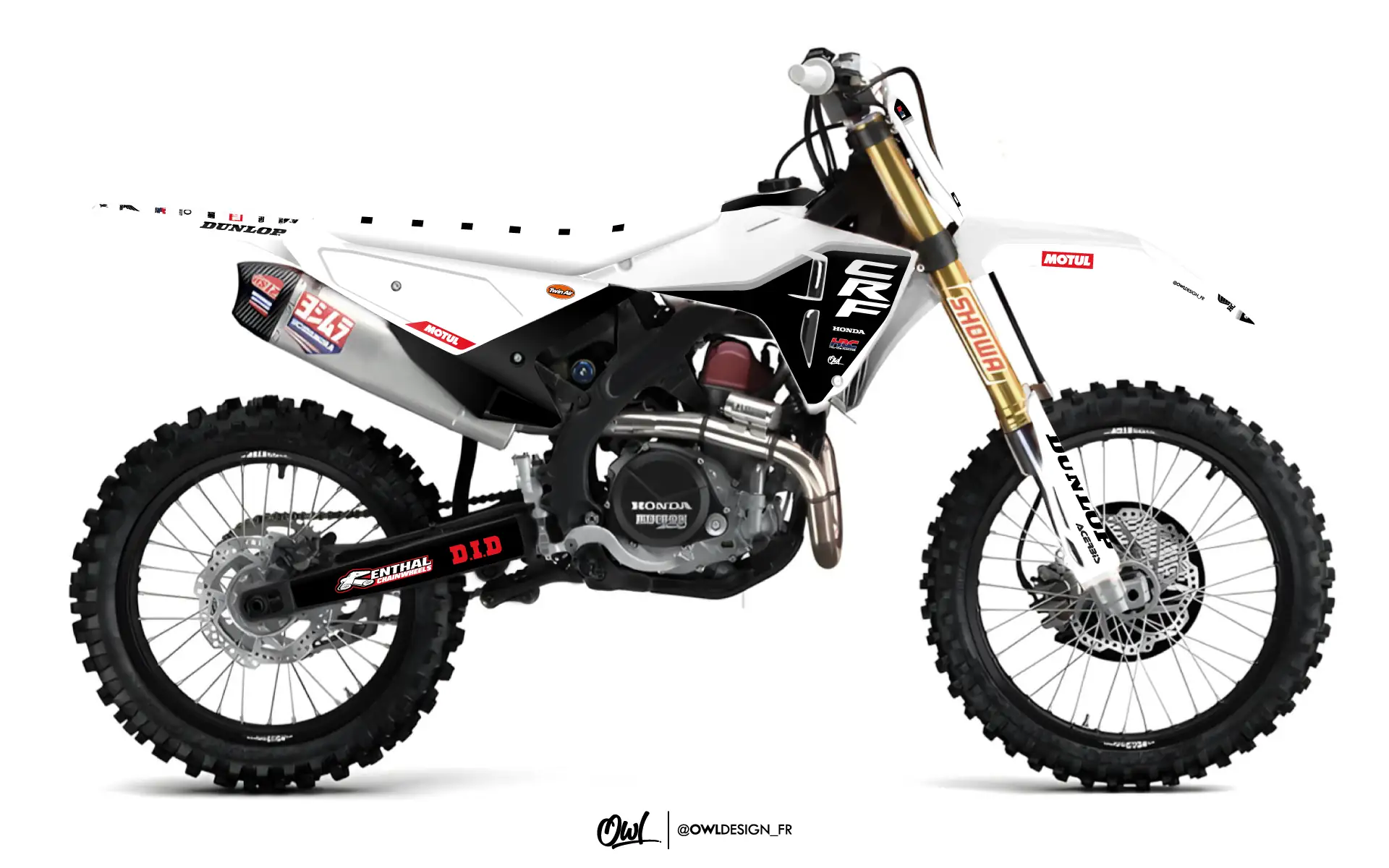 Kit Déco Honda CRF FADE Blanc