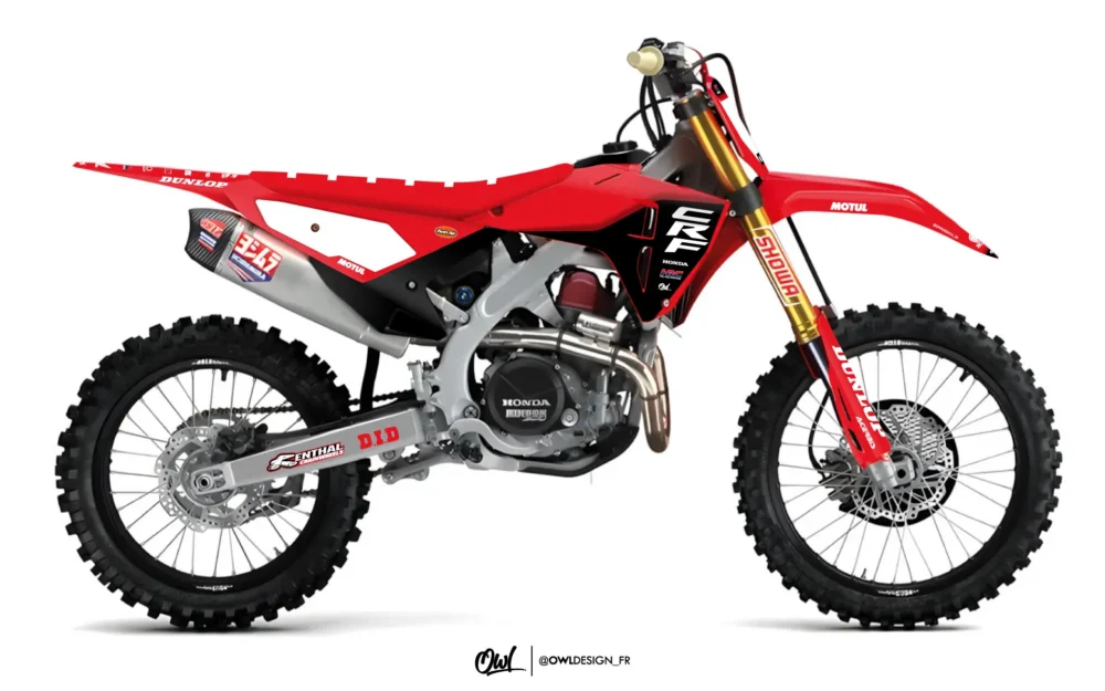 Kit Déco Honda CRF FADE Rouge