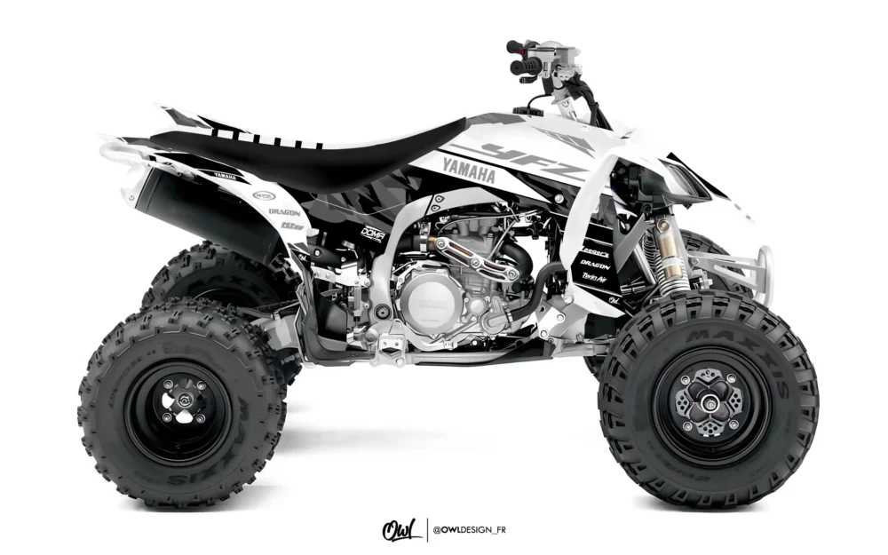 KIT DÉCO HOLESHOT-YAMAHA-YFZ-450-R-2014-GRIS