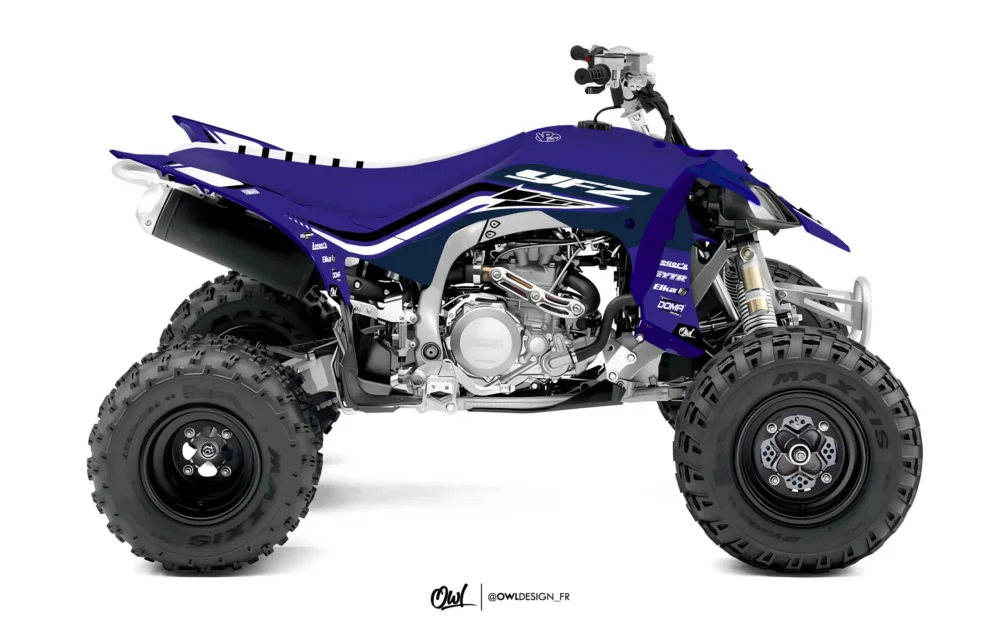 KIT DÉCO LEADS-YAMAHA-YFZ-450-R-2014-BLEU