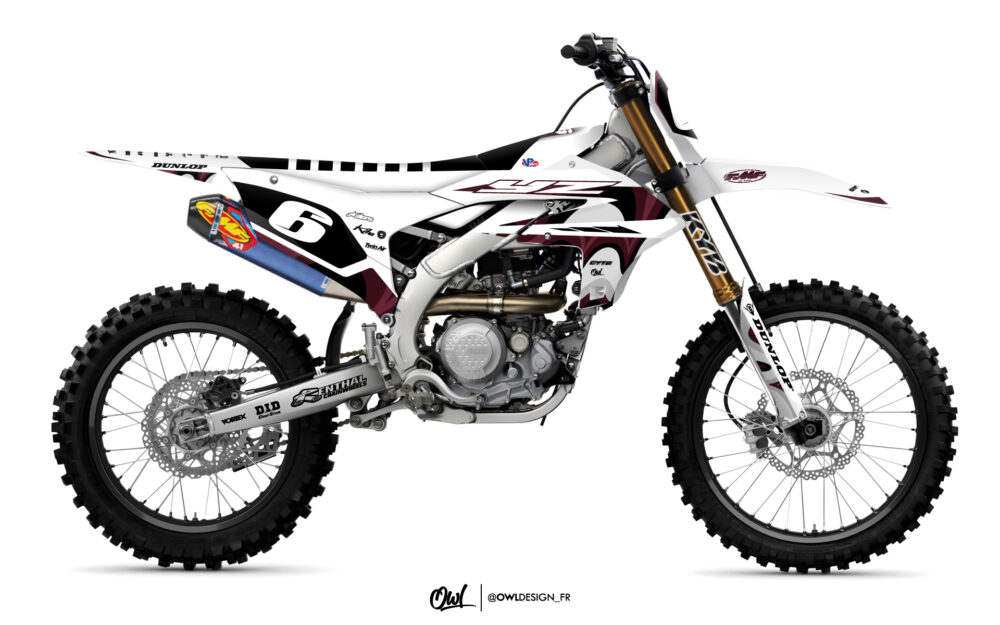 KIT DECO YAMAHA NEAT BORDEAUX YZ / YZF