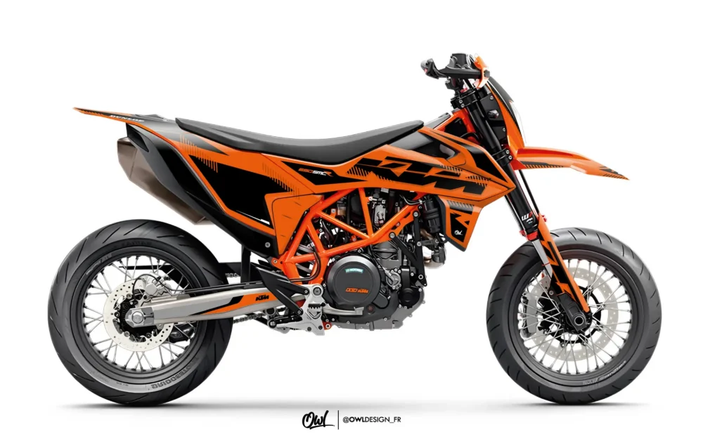 KIT DÉCO 690 SMCR RIFT KTM ORANGE