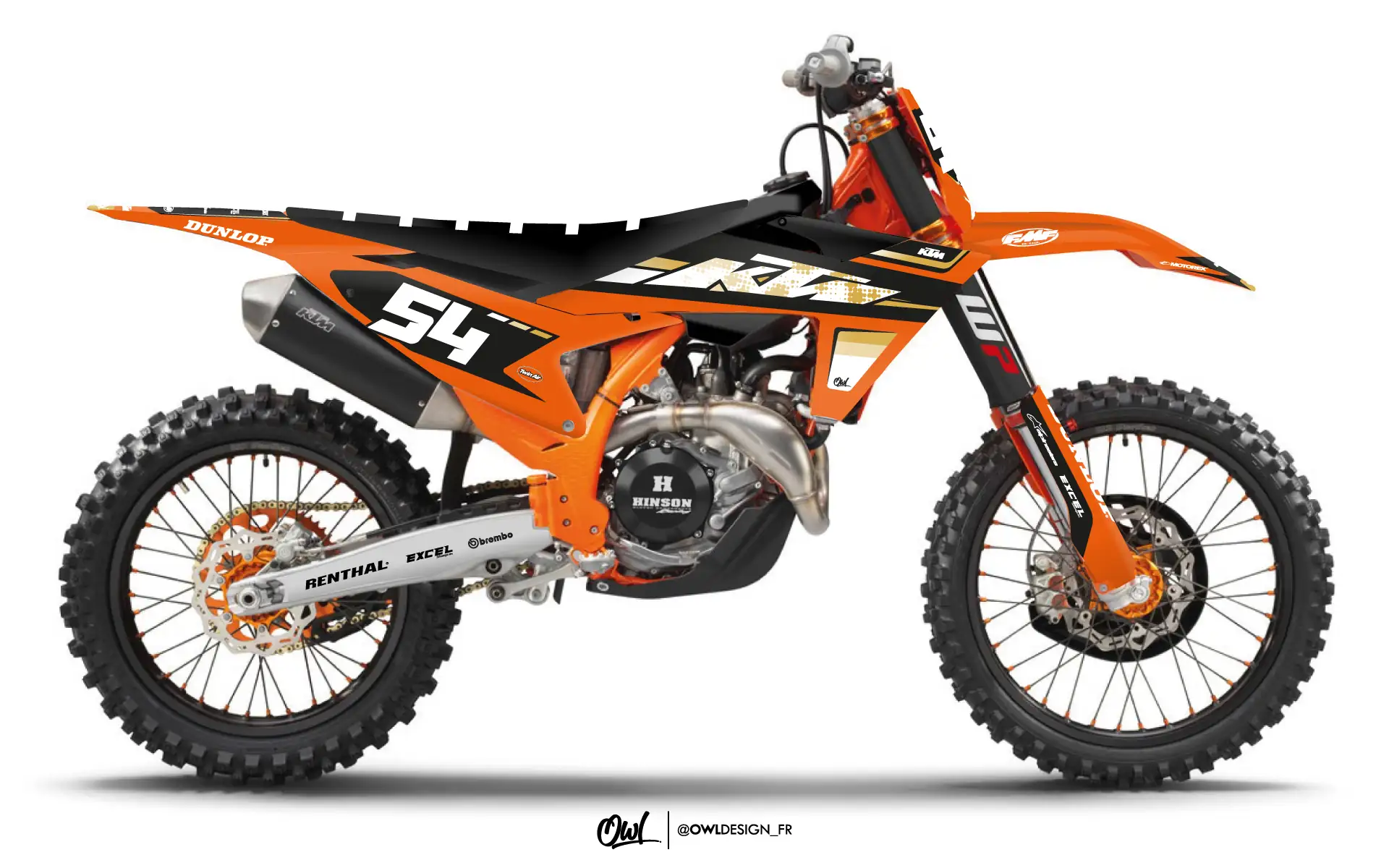 KIT DECO KTM STAIN OR SX / SXF