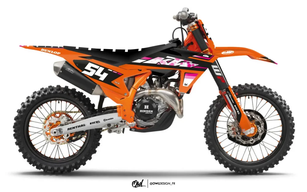 KIT DECO KTM STAIN ROSE SX / SXF
