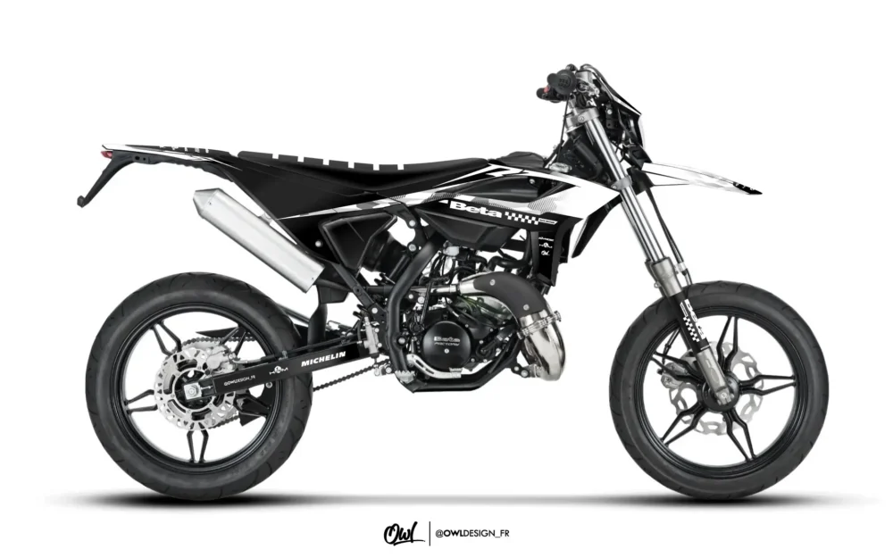 Kit Déco Beta 50cc Street Blanc