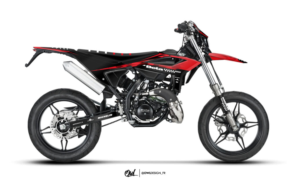 Kit Déco Beta 50cc Street Rouge