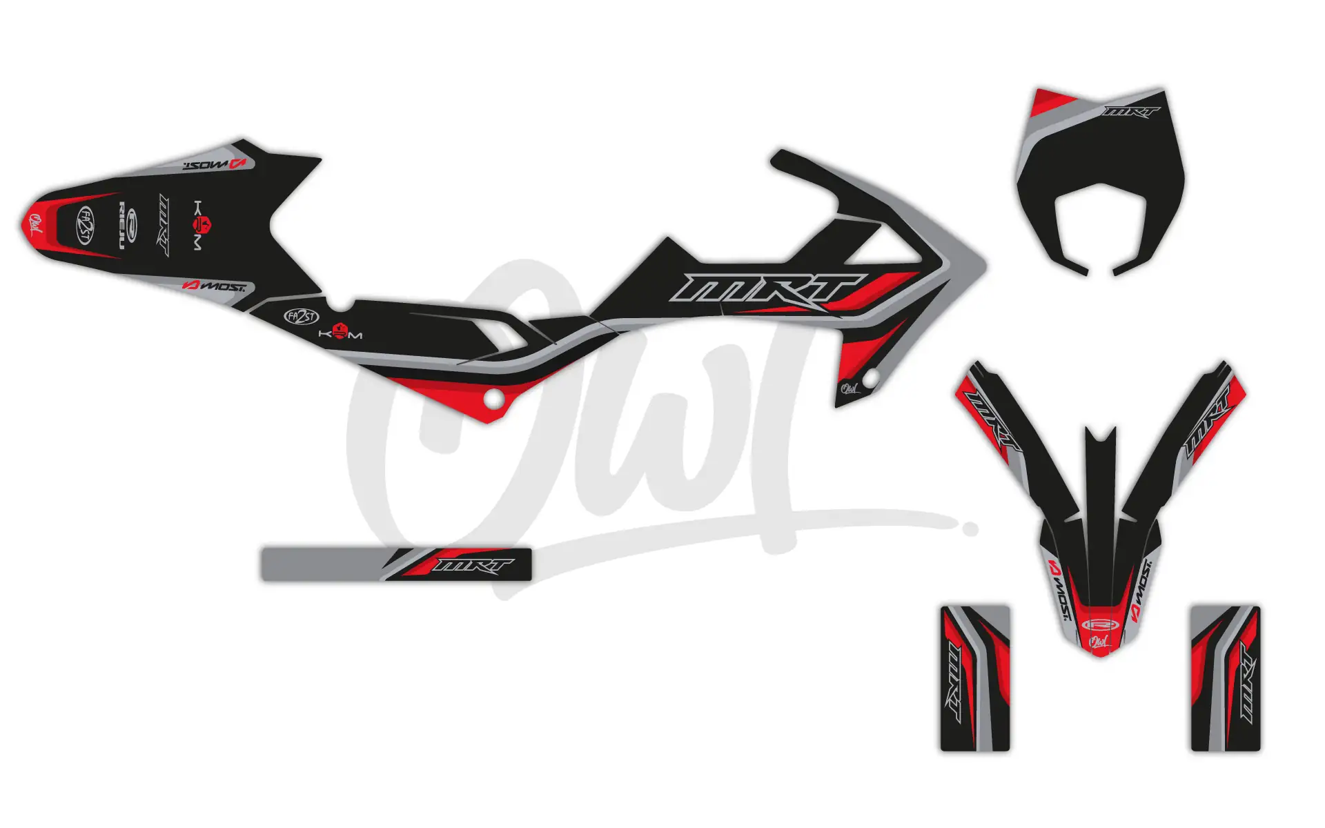 KIT DÉCO TROPHY RIEJU ROUGE