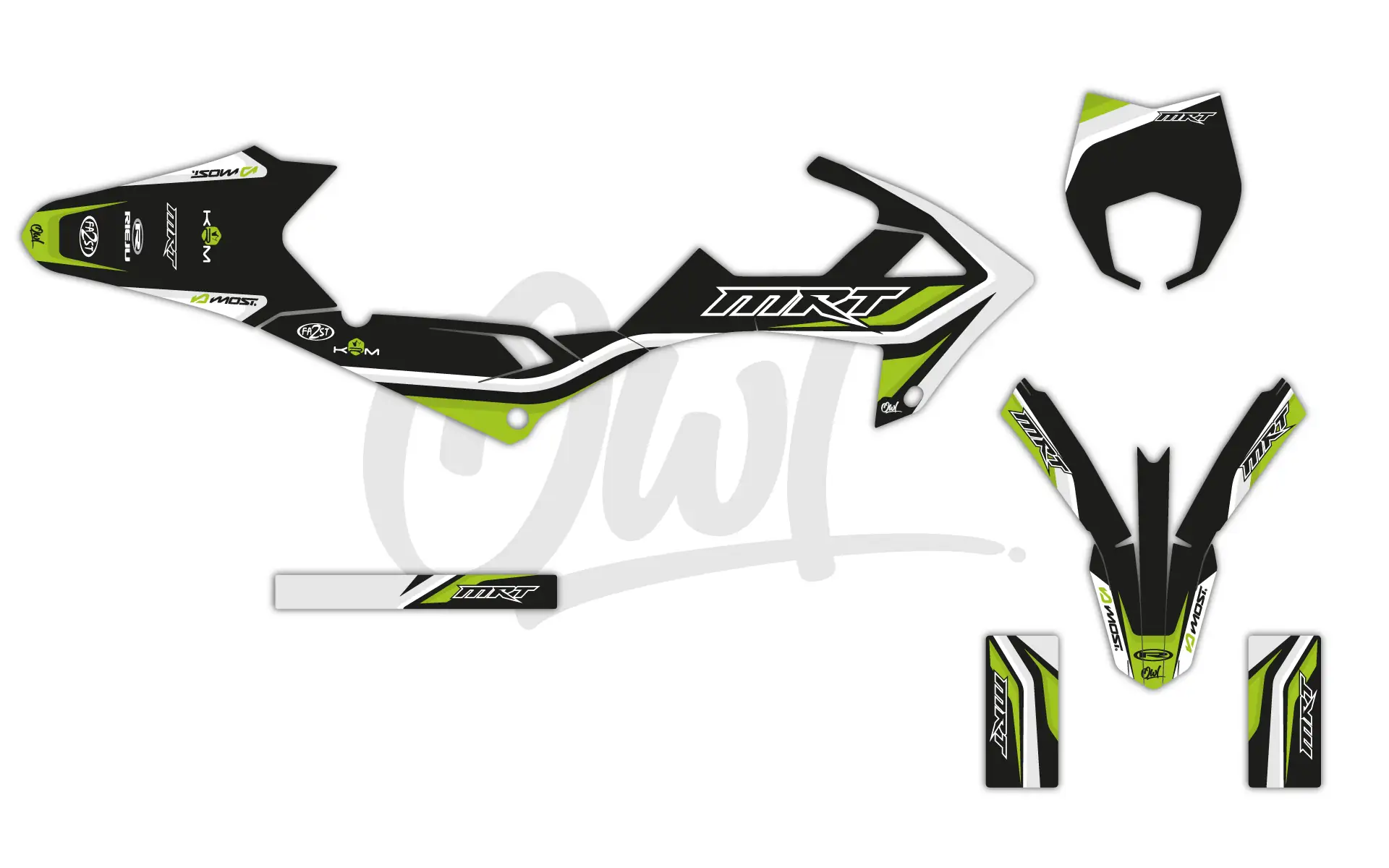 KIT DÉCO TROPHY RIEJU VERT