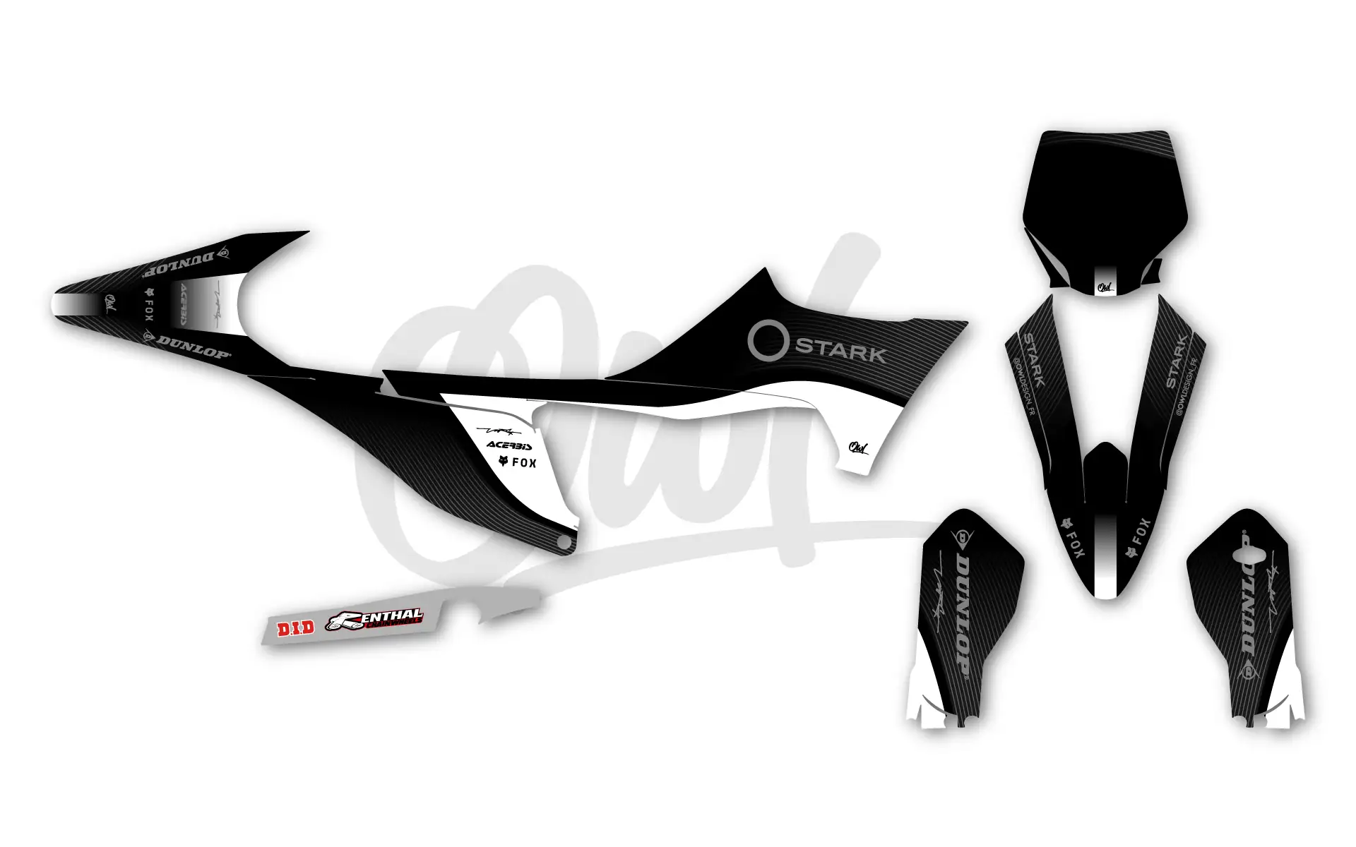 Kit Déco Stark Future - Stark Varg Line Blanc