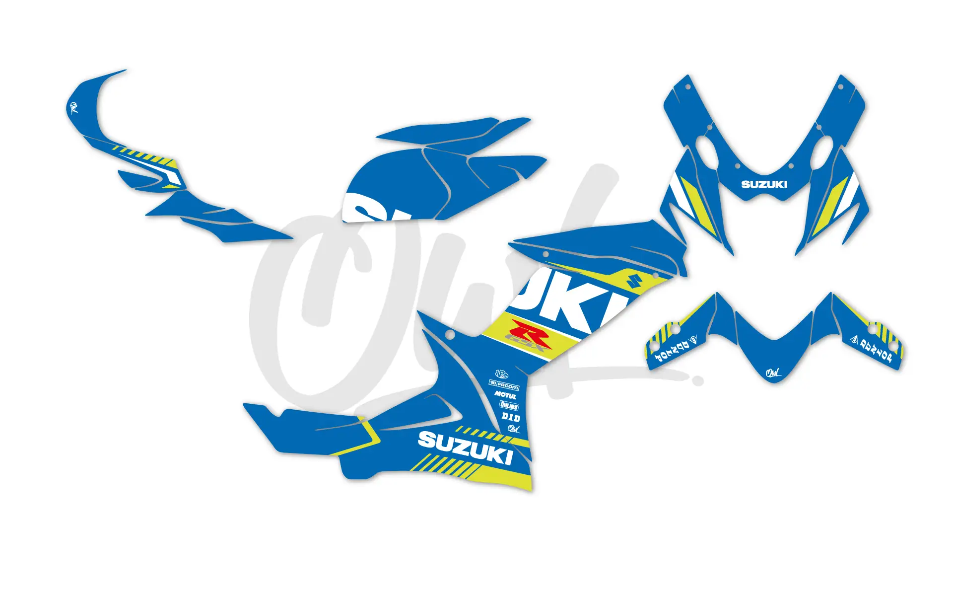 KIT DECO SUZUKI GSXR WONDER BLEU