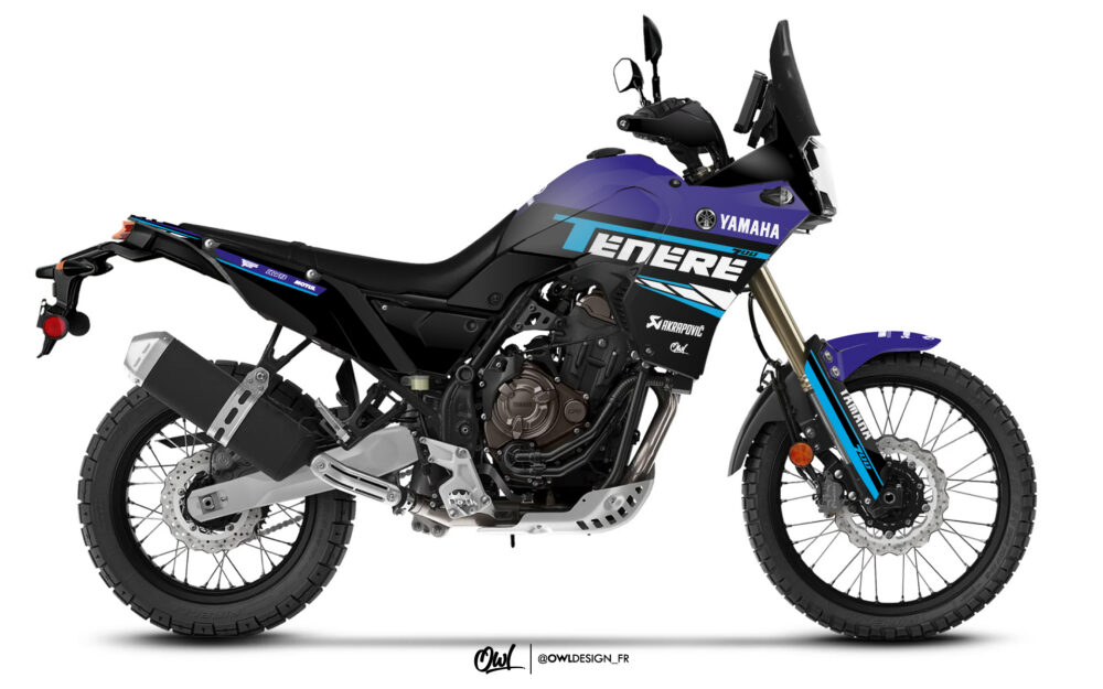 Kit Déco Ténéré 700 T7 Cyan