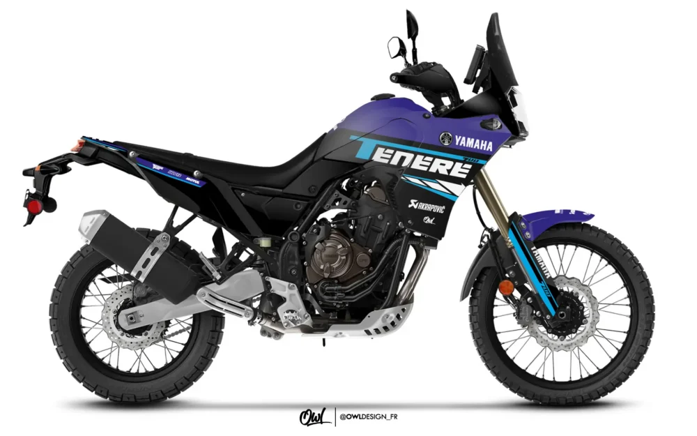 Kit Déco Ténéré 700 T7 Cyan