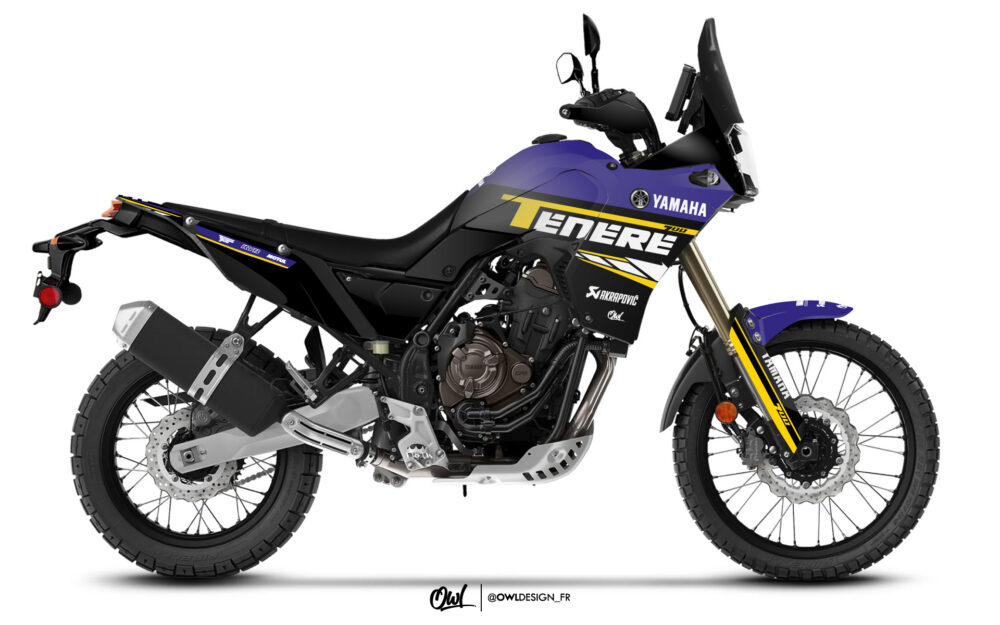 Kit Déco Ténéré 700 T7 Jaune