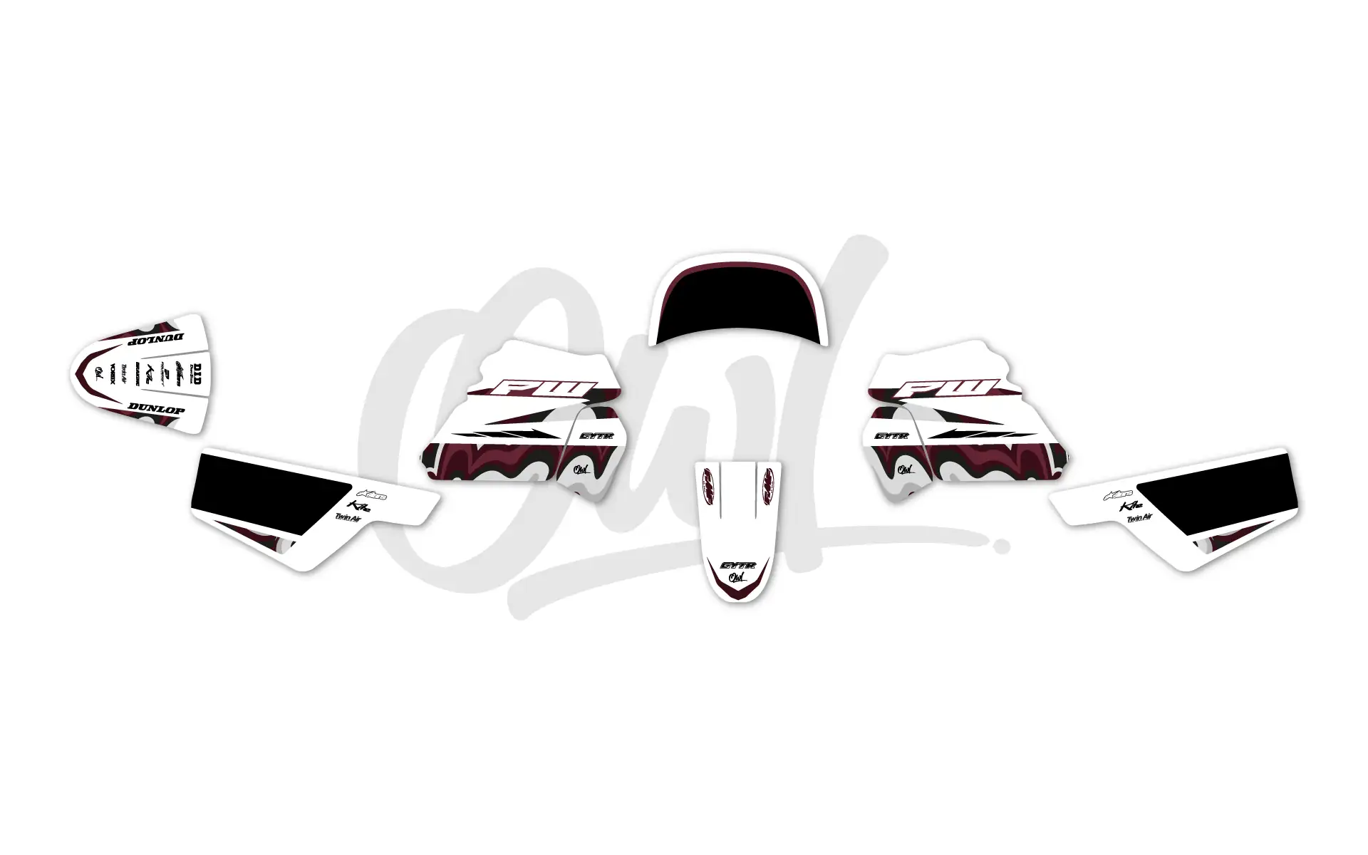 Kit Déco PW50 BORDEAUX NEAT