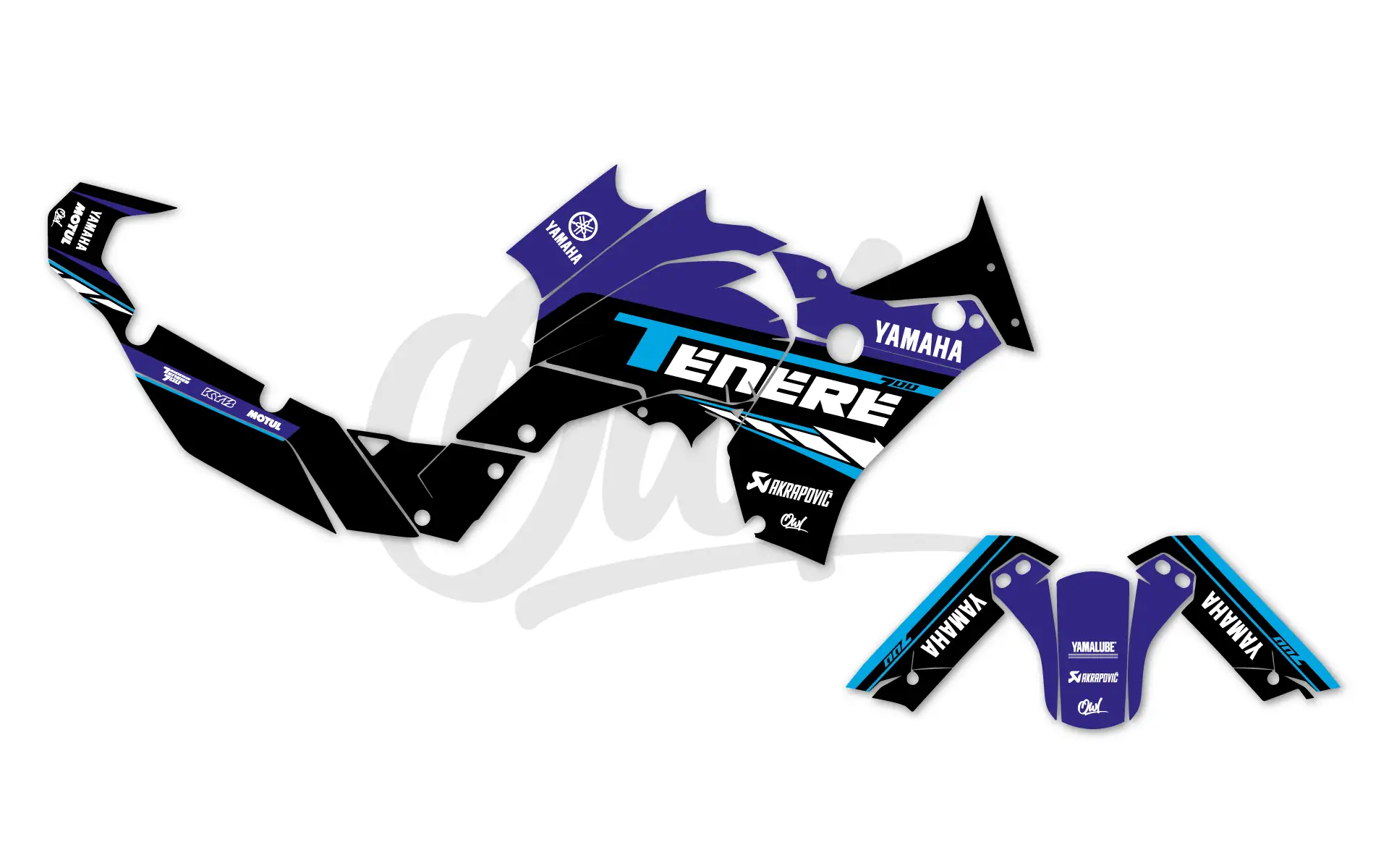 Kit Déco Ténéré 700 T7 Cyan