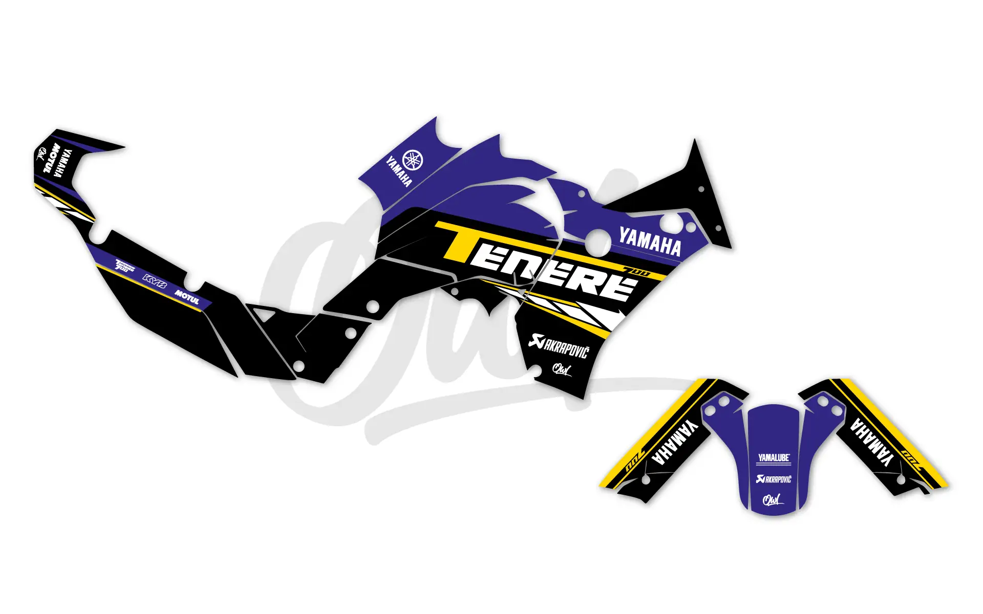 Kit Déco Ténéré 700 T7 Jaune