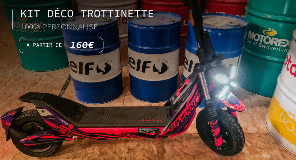 Kit Déco Trottinette Electrique 100% Perso