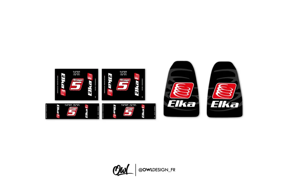 Stickers Suspension Elka Pack Complet