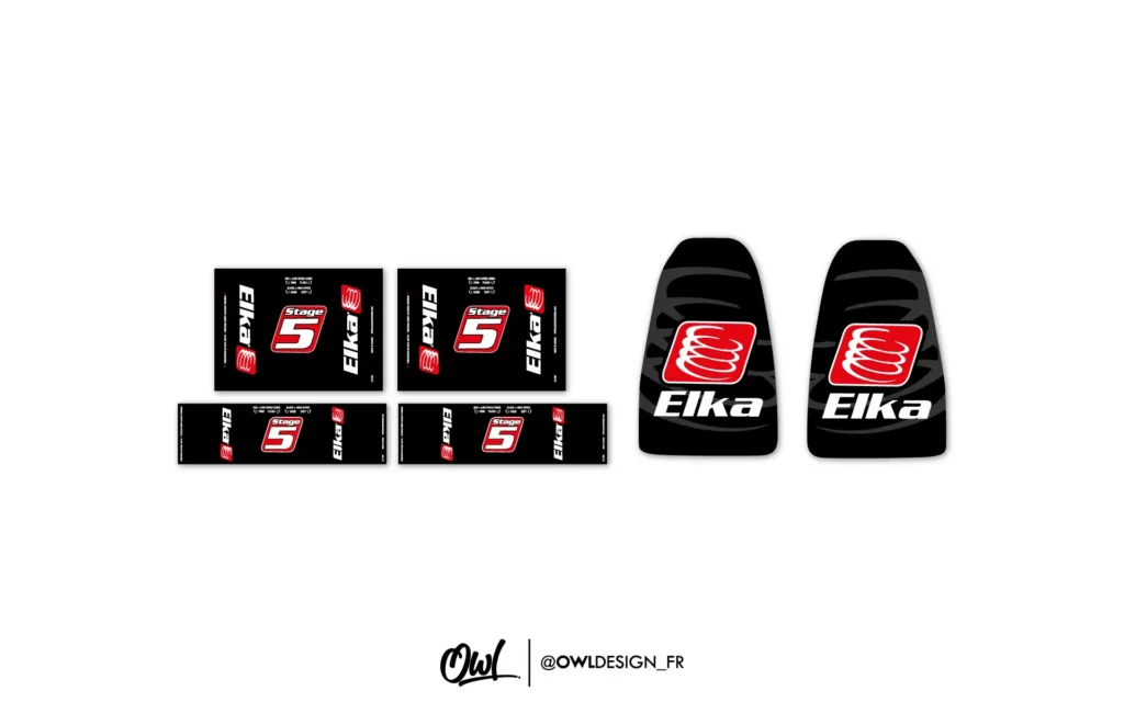 Stickers Suspension Elka Pack Complet